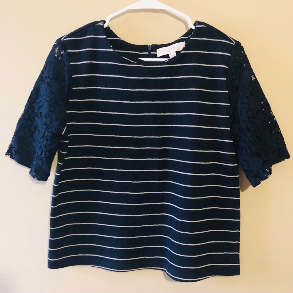 Ann Taylor Loft Cropped Top Small NWT